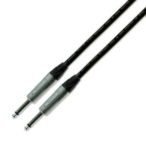 Van Damme Instrument Cable (5 m, Neutrik Straight-Straight, Black)