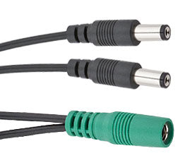 Voodoo Lab Cable current doubler-adapter (green jack)