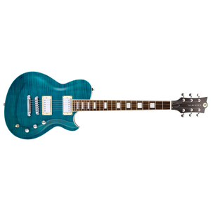 Reverend Roundhouse Turquoise Flame Maple