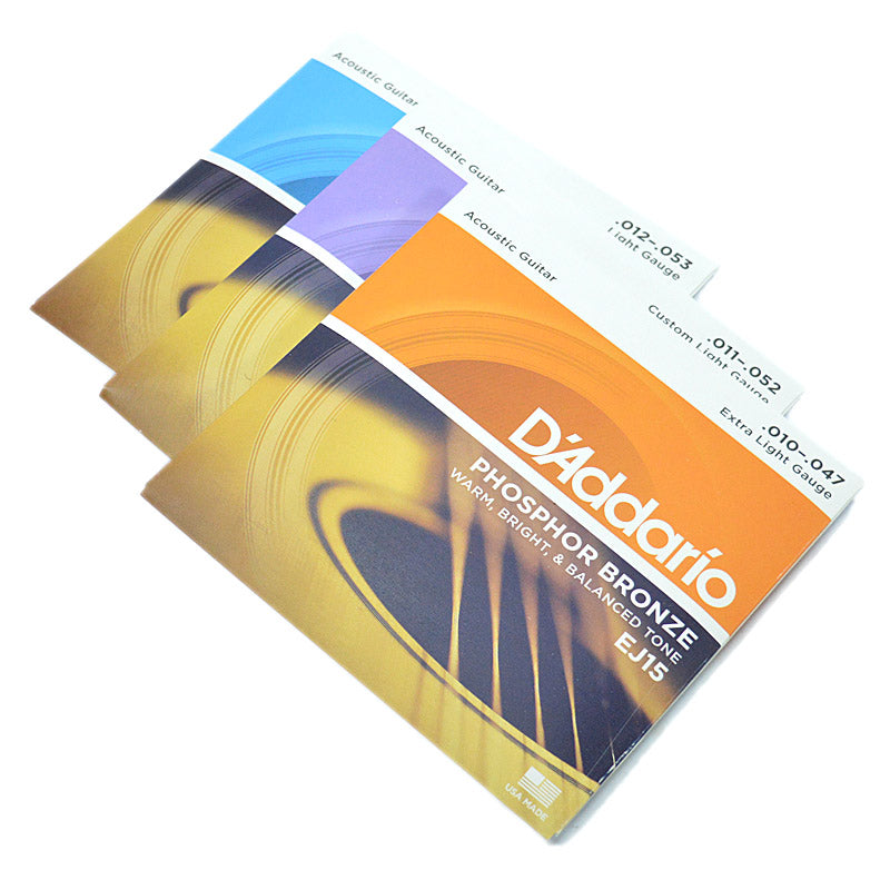 D'Addario Phosphor Bronze Wound Acoustic Strings