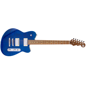Reverend Charger RA Transparent Blue Flame Maple